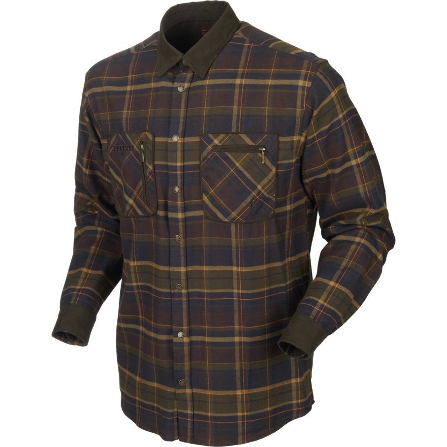 Skjorta Pajala MELLOW BROWN CHECK / XXL