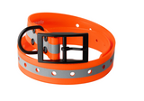 Halsband m. reflex ORANGE / EN STL
