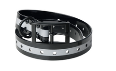 Halsband m. reflex SVART / EN STL