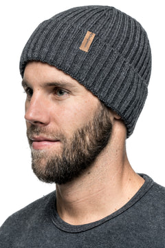 Beanie Rib GREY / ONE SIZE