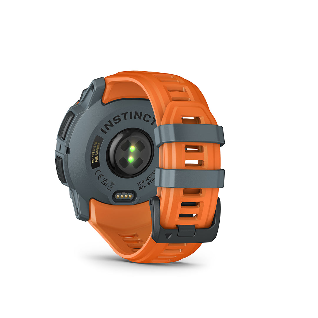 Instinct 3 Solar 50 mm BLACK/ORANGE / ONE SIZE