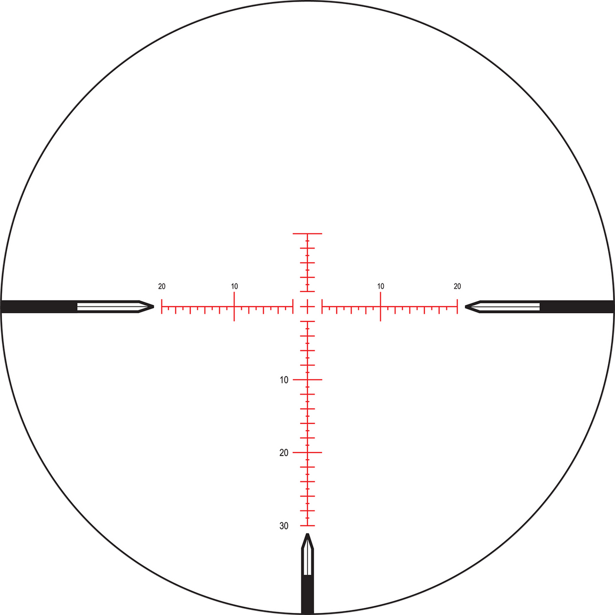 NX6 3-18x50 SFP Belyst Kikarsikte