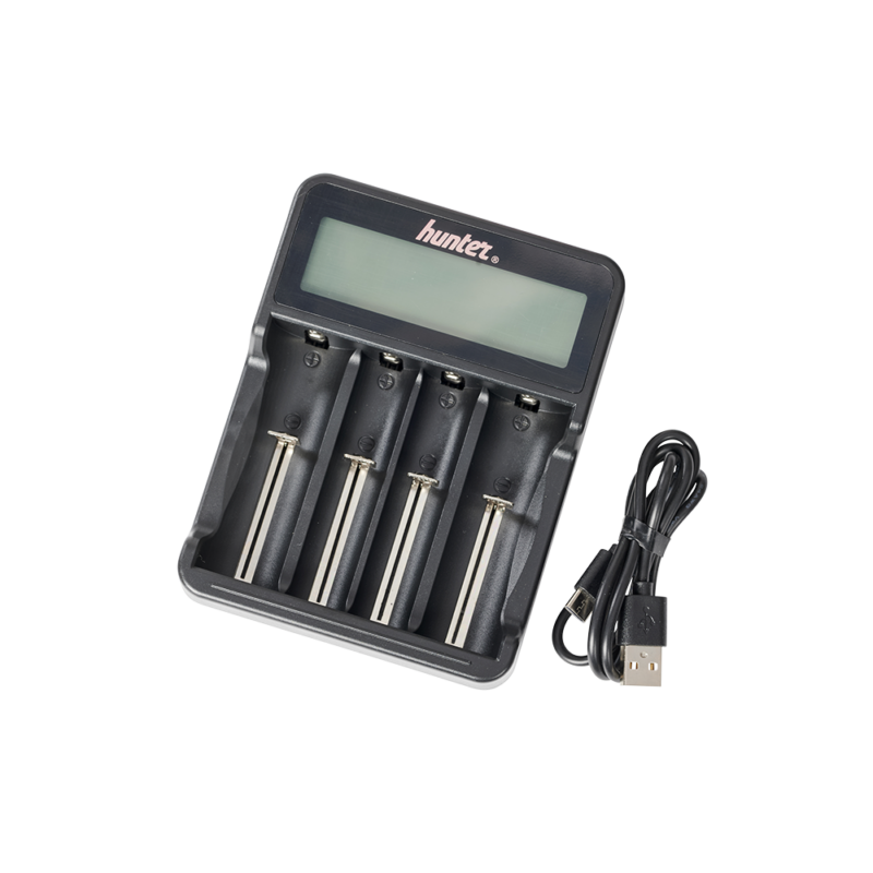 Snabbladdare SL-04, för 4st 18650 batterier